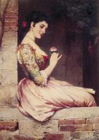 Eugene de Blaas - The Rose